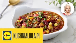 Odchudzone CHILI SIN CARNE 🍲  Daria Ładocha amp Kuchnia Lidla [upl. by Eelrahs132]