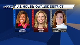 Iowa election 2024 State of the race in 2nd Congressional District [upl. by Ezarra]