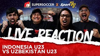 🔴 SEMIFINALS INDONESIA U23 VS UZBEKISTAN U23 LIVE REACTION [upl. by Rosy]