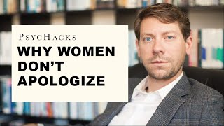 Why WOMEN DONT APOLOGIZE understanding the nature of the problem [upl. by Inatsed]