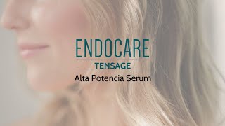 Nuevo ENDOCARE TENSAGE Alta Potencia Sérum [upl. by Rorie]