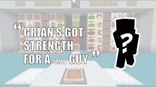 Grians got strength for a small guy ft docm77 ethoslab rendog cubfan135  Hermitcraft 9 TCG [upl. by Adahs]