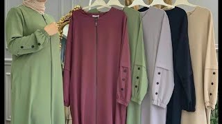 Latest Abaya Designs Simple Stylish Abaya designs 2023 [upl. by Enyalahs]