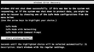 Windows Error Recovery Problem 100  Sucess in 30 Second 😲  Boot options windows errorrecovery [upl. by Marisa]