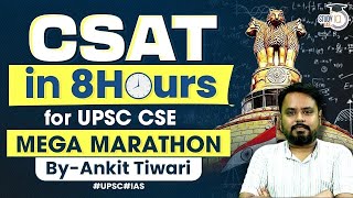 CSAT in 8 Hours Mega Marathon  UPSC CSE Paper  2  StudyIQ [upl. by Corty]