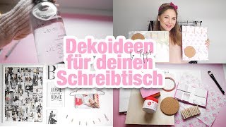 HACKS für DEINEN SCHREIBTISCH  zum LERNEN I DIY DEKO Inspiration [upl. by Ranitta36]