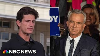 Jack Schlossberg reacts to cousin RFK Jr planning to suspend campaign [upl. by Canon]