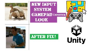 How to Fix Slow Look on GamepadJoystick with new Input System in Unity 3D [upl. by Nimad127]