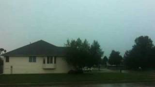 Severe thunderstorm in Springfield IL [upl. by Proudfoot]