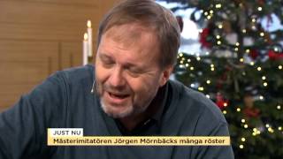 Mästerimitatören Jörgen Mörnbäck quotDärför är politiker kul att imiteraquot  Nyhetsmorgon TV4 [upl. by Warfold133]