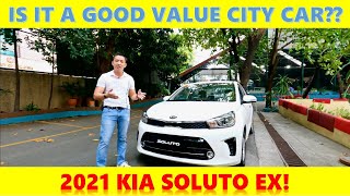 The Kia Soluto is a FullyLoaded City Car  Drive Impressions and Review [upl. by Sparke]