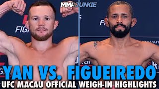 Petr Yan Deiveson Figueiredo Make Weight for UFC Fight Night 248  Highlights  UFC Macau [upl. by Sherri898]