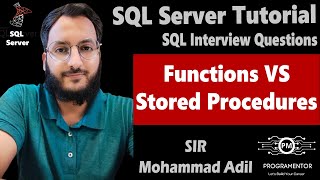 Functions VS Stored Procedures  SQL Interview Questions And Answers  Learn SQL  SQL HindiUrdu [upl. by Vivien]