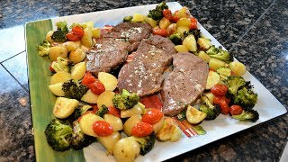 Steak and Vegetable Broil [upl. by Laynad185]