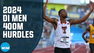 Mens 400m hurdles final  2024 NCAA outdoor track and field championships [upl. by Olegnad]