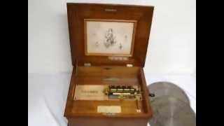 Early 1900s Regina Disc Playing music Box [upl. by Novej198]