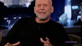 BRUCE WILLIS  HILARIOUS INTERVIEW [upl. by Arihay]