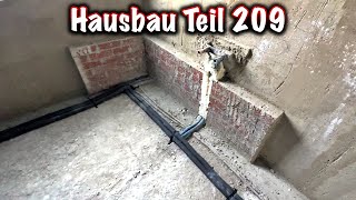 Hausbau Teil 209 Wasserleitungen OG ElektroM [upl. by Meerak]