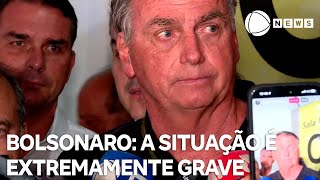 quotA situação é extremamente grave as acusações realmente são terríveisquot diz Bolsonaro [upl. by Ferna607]