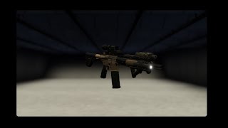 HK416modified M4A1 amp Glock 17 gameplay RobloxDeadline [upl. by Wymore]