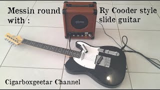 Messin round with Ry Cooder style slide guitar by Gazza Miller [upl. by Ordisy]