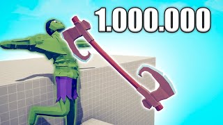 1000000 DAMAGE AXE THROWER vs BOSS UNITS  TABS  Totally Accurate Battle Simulator 2024 [upl. by Golanka]