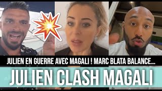 JULIEN CLASH TRÈS FORT MAGALI BERDAH 💥 MARC BLATA BALANCE SUR LES AGENCES 😲 CEST LA CRISE [upl. by Fabozzi]