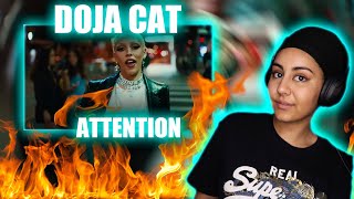 A BOSS Doja Cat  Attention Official Video REACTION [upl. by Novanod]