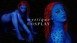 Mystique XMen Transformation  Cosplay Tutorial  jasmeannnn [upl. by Enyale]