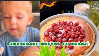 GĂTIM ÎMPREUNĂ💕CHEESECAKE GUSTOS 😋cu BRÂNZĂVLOG VIAȚA LA ȚARĂ🌞 [upl. by Malchus861]