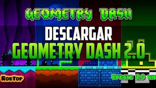 COMO DESCARGAR GEOMETRY DASH 20 TOTALMENTE GRATIS PARA TABLET O ANDROID [upl. by Daria]