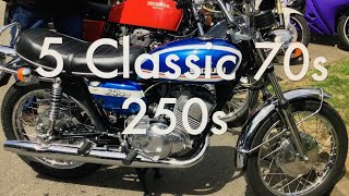 5 Classic 1970s 250cc Motorcycles [upl. by Simons]