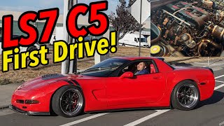 My First Time Driving My LS7 C5 Corevette [upl. by Maltzman378]