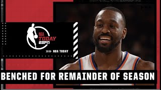 Woj on Knicks decision to sideline Kemba Walker for remainder of the season  NBA Today [upl. by Cleodell]