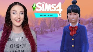 First Day of School  The Sims 4 Snowy Escape [upl. by Peter]