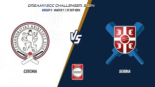 Group 2 Match 1  CZE vs SER  Highlights  ECC24 Challenger  27 Sep 2024  ECC24020 [upl. by Somerset949]