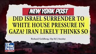 Richard Goldberg on whether Israel surrendered to White House pressure — Fox News [upl. by Eselrahc364]