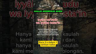 Al Fatihah ayat 5youtubeshortsdoadzikir [upl. by Kanor]