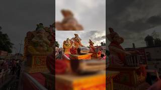 Ganesh Yatra ❤️‍🔥🙏🏻ganeshchaturthigreetingsviralvideobagwantmannshortvideo [upl. by Eednak]