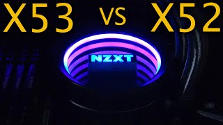 NZXT Kraken X53 vs X52  Unboxing amp Test [upl. by Adnuahsal308]