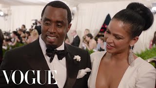 Diddy and Cassie at the Met Gala 2015  China Through the Looking Glass [upl. by Asenav]