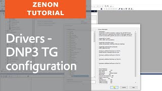 zenon Drivers  DNP3 TG configuration [upl. by Asilav]