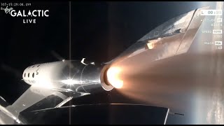 Virgin Galactic Unity soars to suborbital space with its 1st commercial passengers [upl. by Ahcsas]