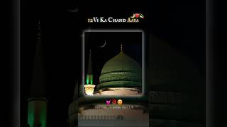 12vi ka Chand Aaya  Rabbi ul Awaal  Madinah status  Naat Sharif status  shortvideo 🌹🌙 [upl. by Baram]