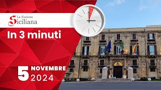 “IN TRE MINUTI” NOTIZIARIO DEL 5 NOVEMBRE 2024 [upl. by Rohpotsirhc446]