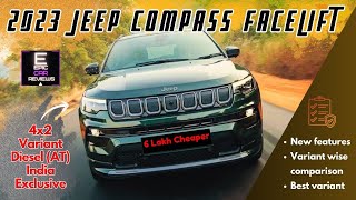 2023  Latest  4x2  Jeep Compass  भारी Discount पर  Diesel AT  Jeep jeepindia [upl. by Aschim426]