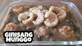 MUNGGO  Ginisang Munggo  Mung Bean Soup [upl. by Alletsirhc67]