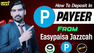 How To Deposit In PAYEER From Easypaisa Jazzcah  Earn With Ms [upl. by Ardnaid]