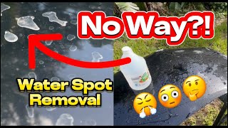 Does Vinegar Remove Water Spots on Car [upl. by Naffets]