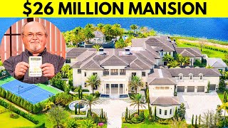 CRAZY Expensive LOTTERY Winner MANSION [upl. by Lavella]